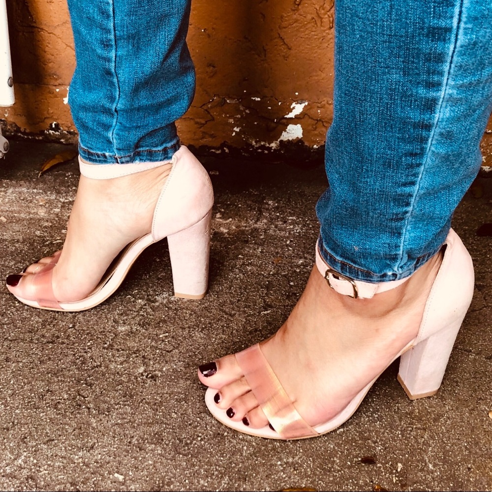 PINK F21 HEELS
